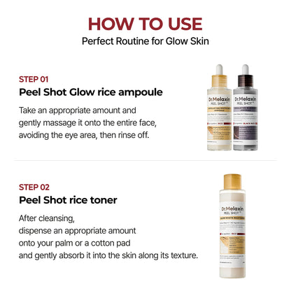 Peel Shot Exfoliating Glow Rice Line