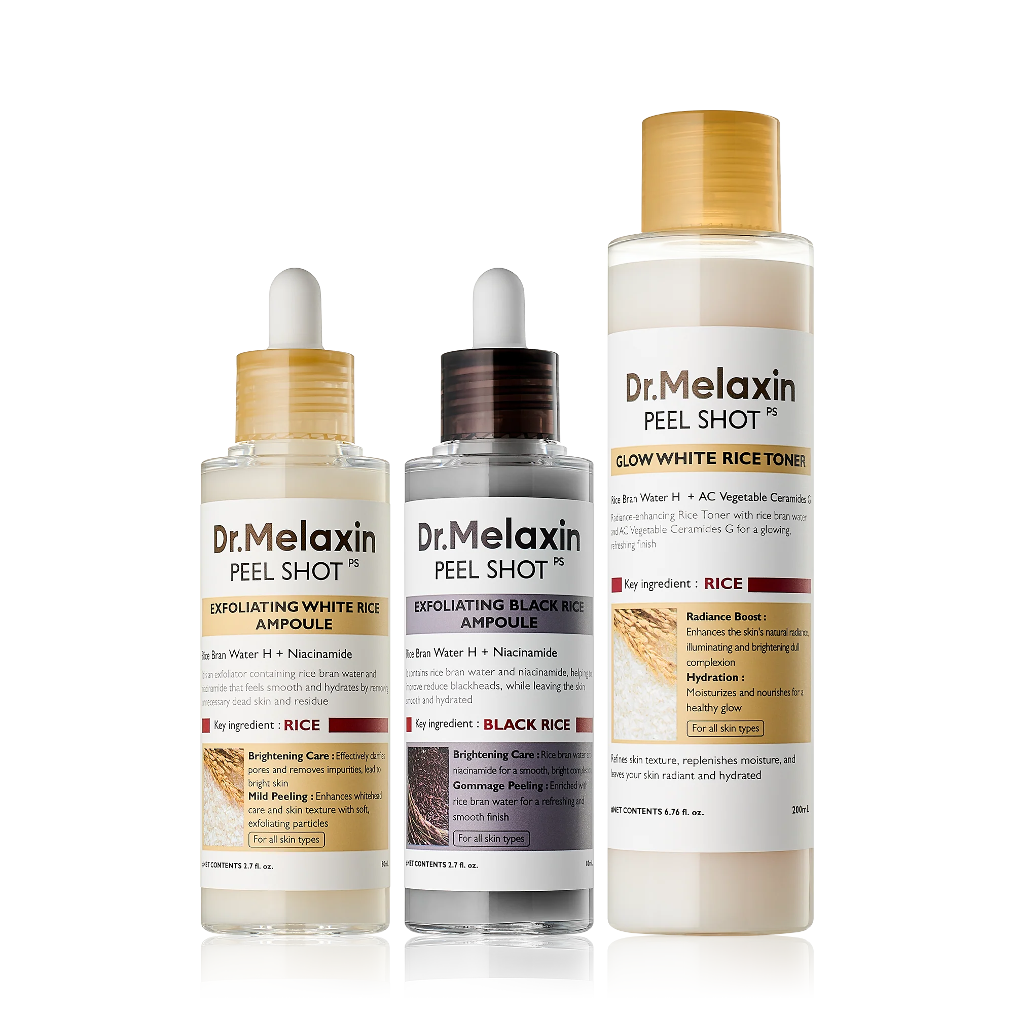 Peel Shot Exfoliating Glow Rice Line